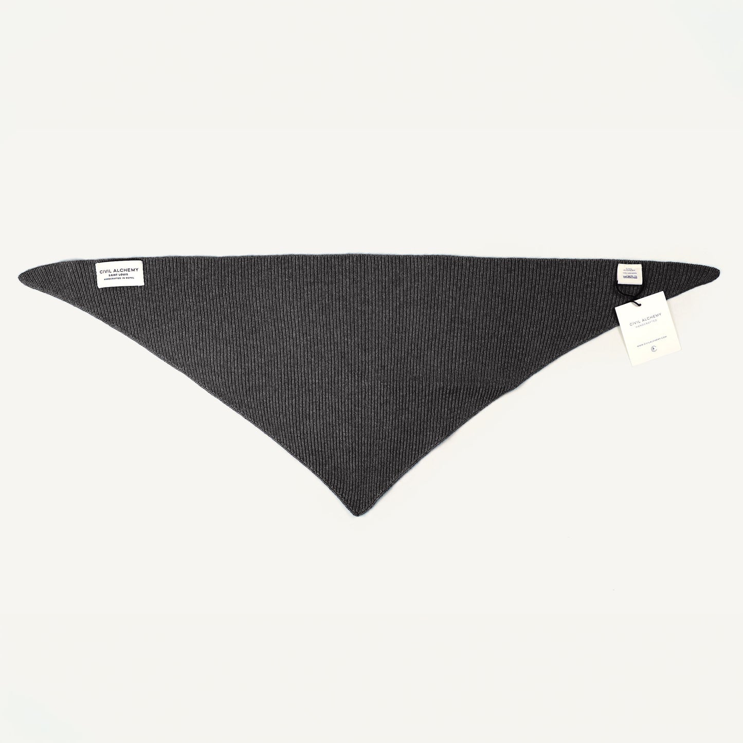 CA Cashmere Scarf - Charcoal