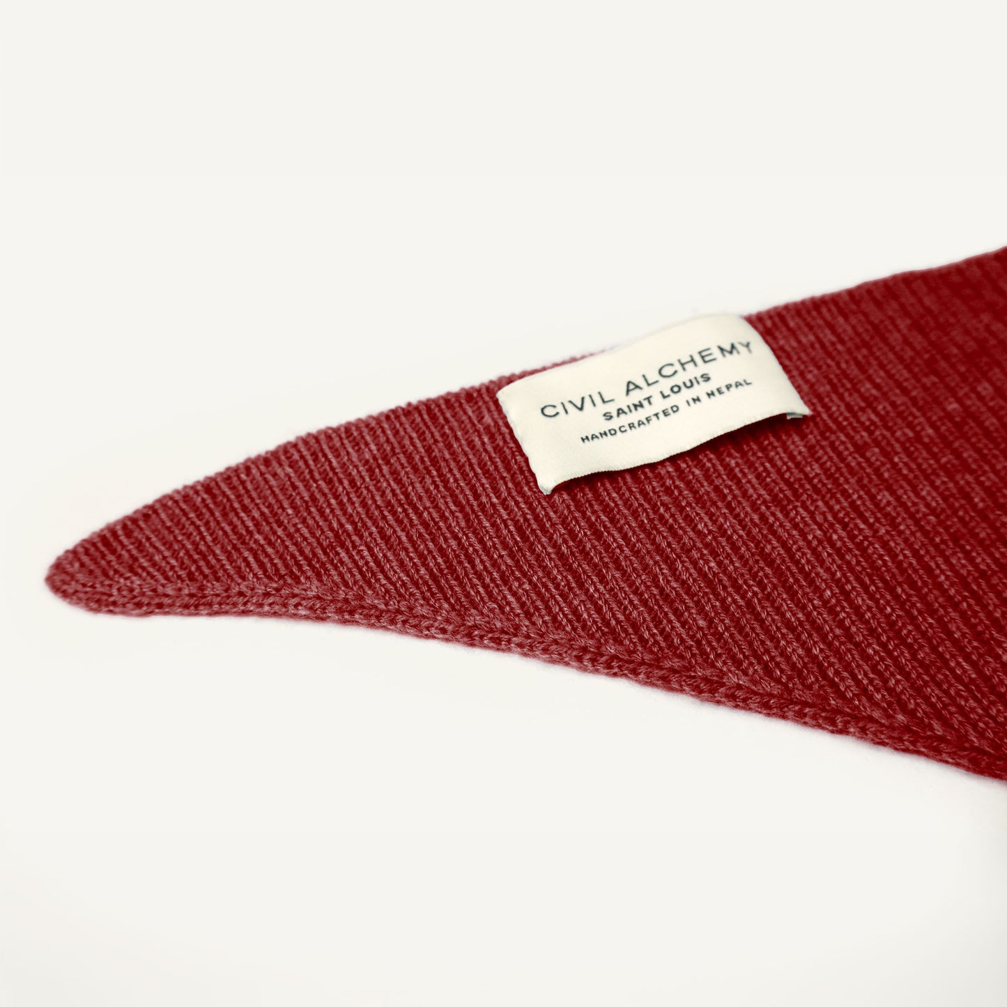 CA Cashmere Scarf - Garnet