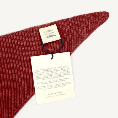 CA Cashmere Scarf - Garnet
