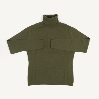 CA Cashmere Turtleneck - Bay Leaf
