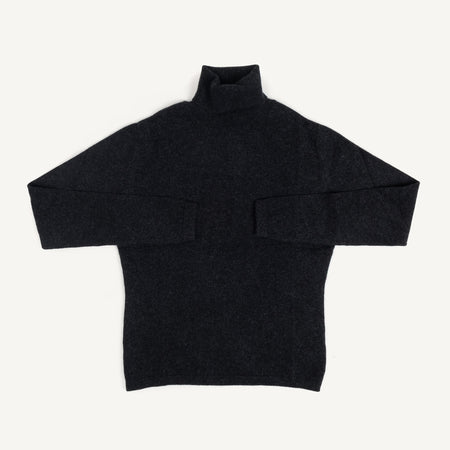 CA Cashmere Turtleneck - Charcoal