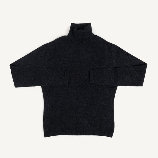 CA Cashmere Turtleneck - Charcoal