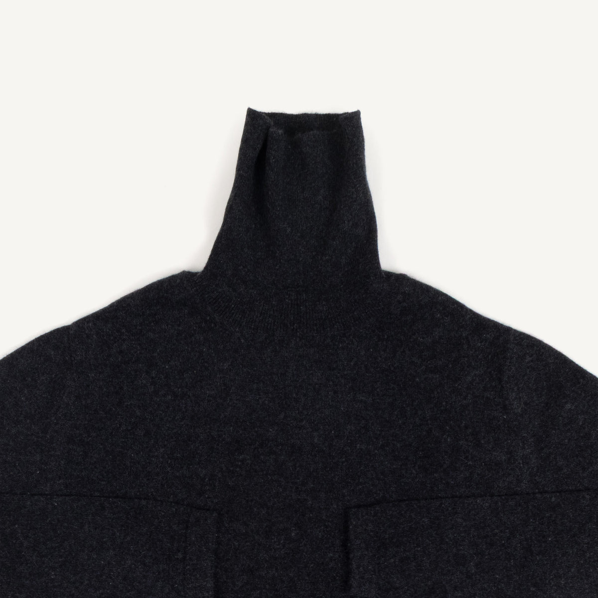 CA Cashmere Turtleneck - Charcoal