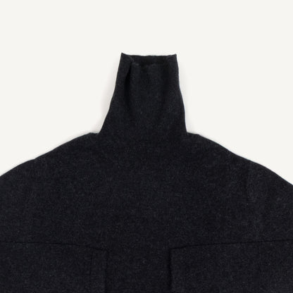 CA Cashmere Turtleneck - Charcoal