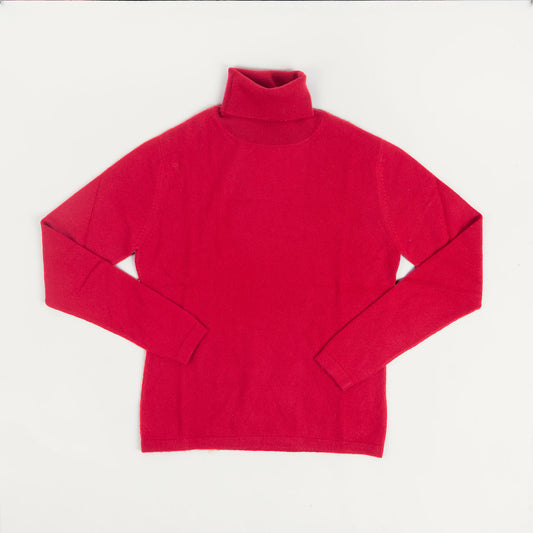 CA Cashmere Turtleneck - Garnet