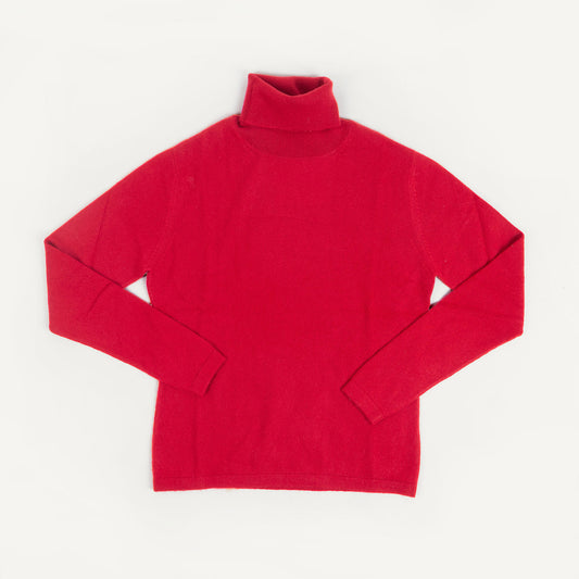 CA Cashmere Turtleneck - Garnet
