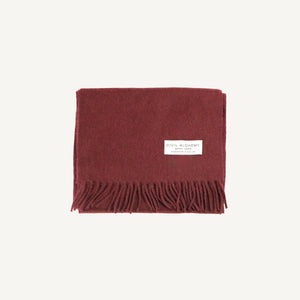 Crimson Cashmere Scarf