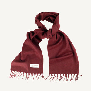 Crimson Cashmere Scarf