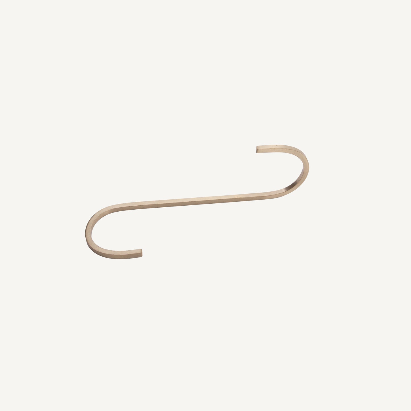 Large S Hook Brass