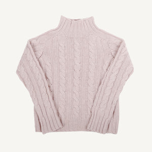 Swansdown Chunky Cable Turtleneck