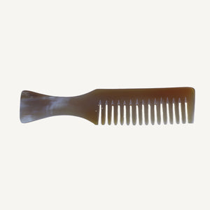 Long Horn Comb with Handle