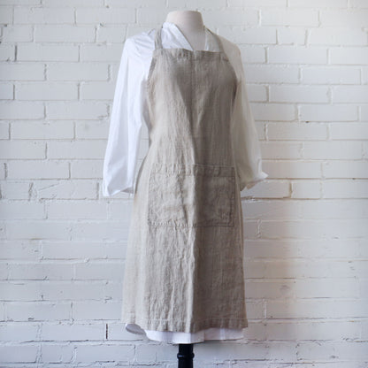 Linen Daily Apron - Natural