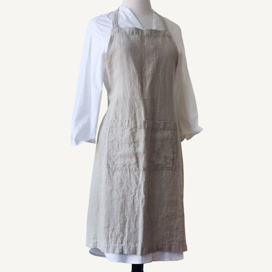 Linen Daily Apron - Natural