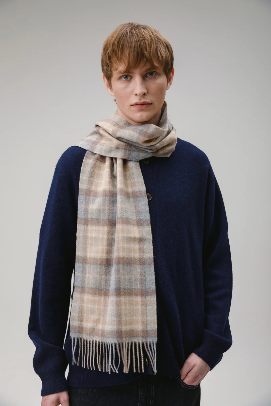 Cashmere Scarf - Mackellar Natural