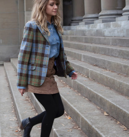 Claire Jacket - Green/Blue