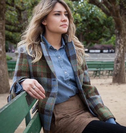 Claire Jacket - Green/Blue