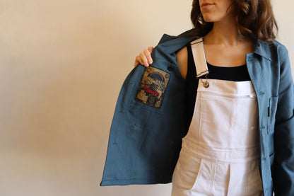 Cotton Overalls - White