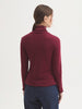Pointelle Turtle Neck - Burgundy