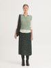 Twine Threaded Knit Vest - Green