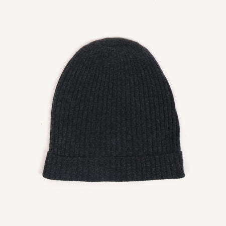 CA Cashmere Beanie - Charcoal