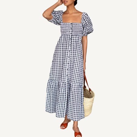 Santiago 3 Maxi - Bl Wh Check