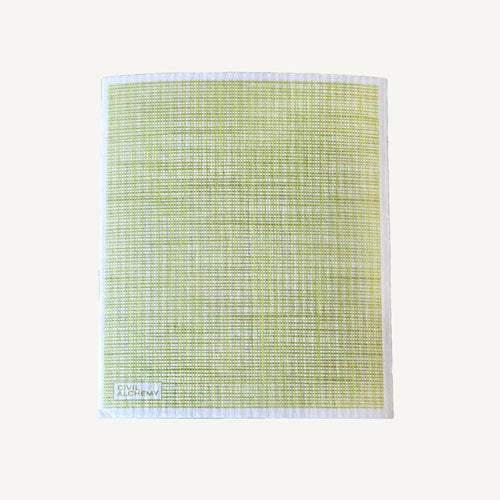 Swedish Dish Cloth - Chartreuse Flax