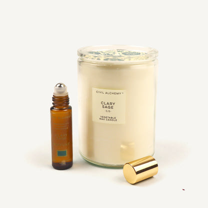 CA Hand-Poured Candle - Clary Sage
