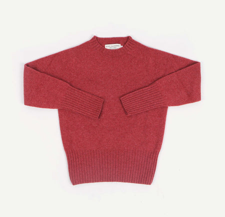 Crew Neck Deep Ribs - Cinder