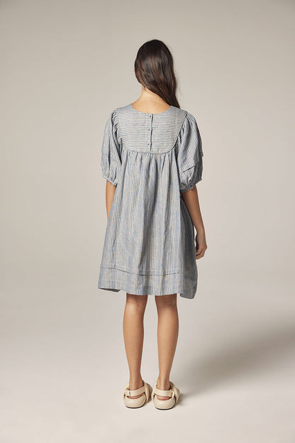 Yoke Stripe Dress