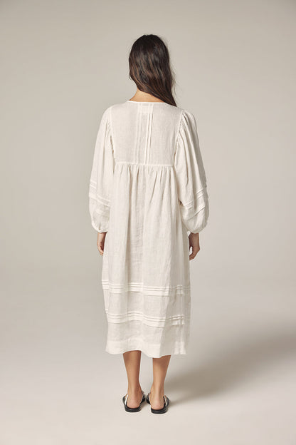 Laced Linen Dress