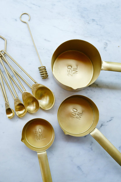Brass Measuring Cup Set of 3