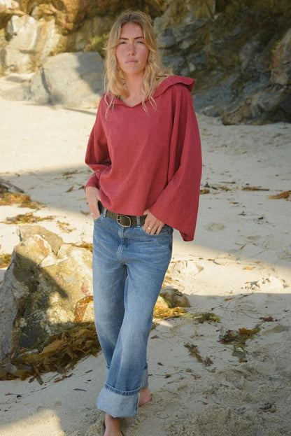 Delilah Blouse - Pomegranate