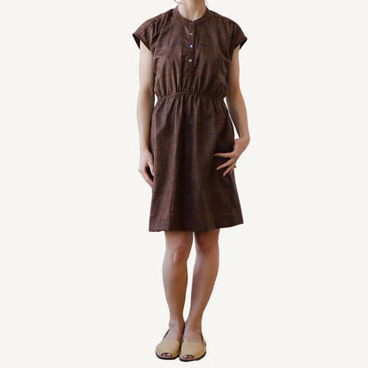 CA Everyday Dress - Chocolate Silk