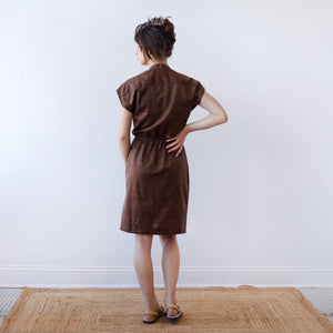 CA Everyday Dress - Chocolate Silk