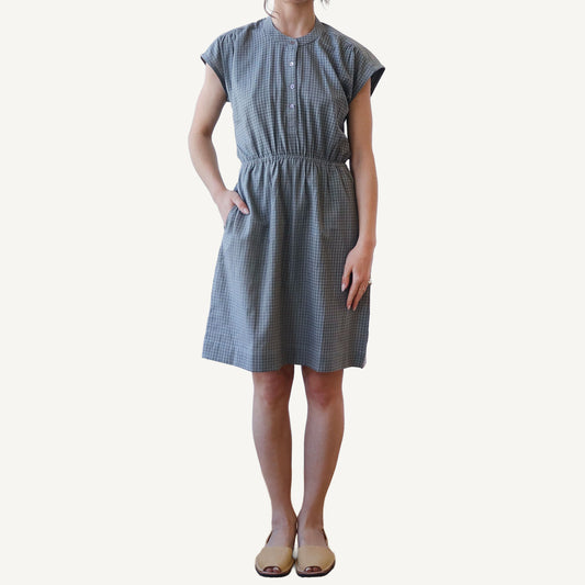 CA Everyday Dress - Moss Plaid
