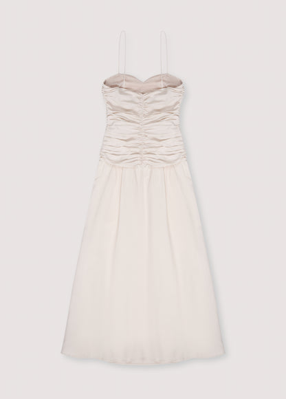 Eros Long Dress - Stone