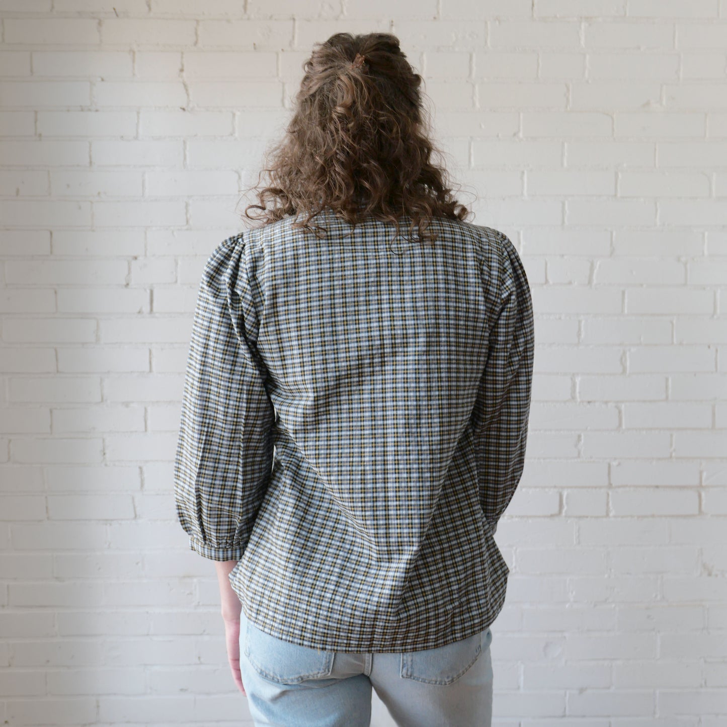 CA Everyday Blouse - Como Plaid