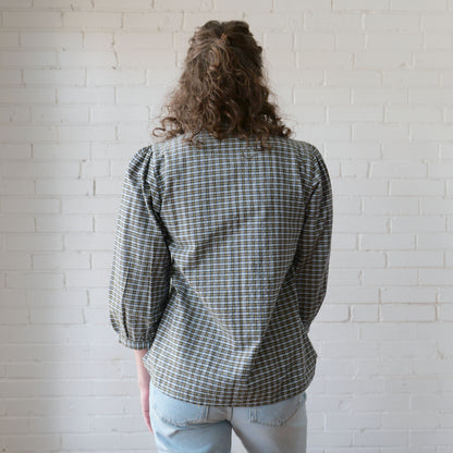 CA Everyday Blouse - Como Plaid