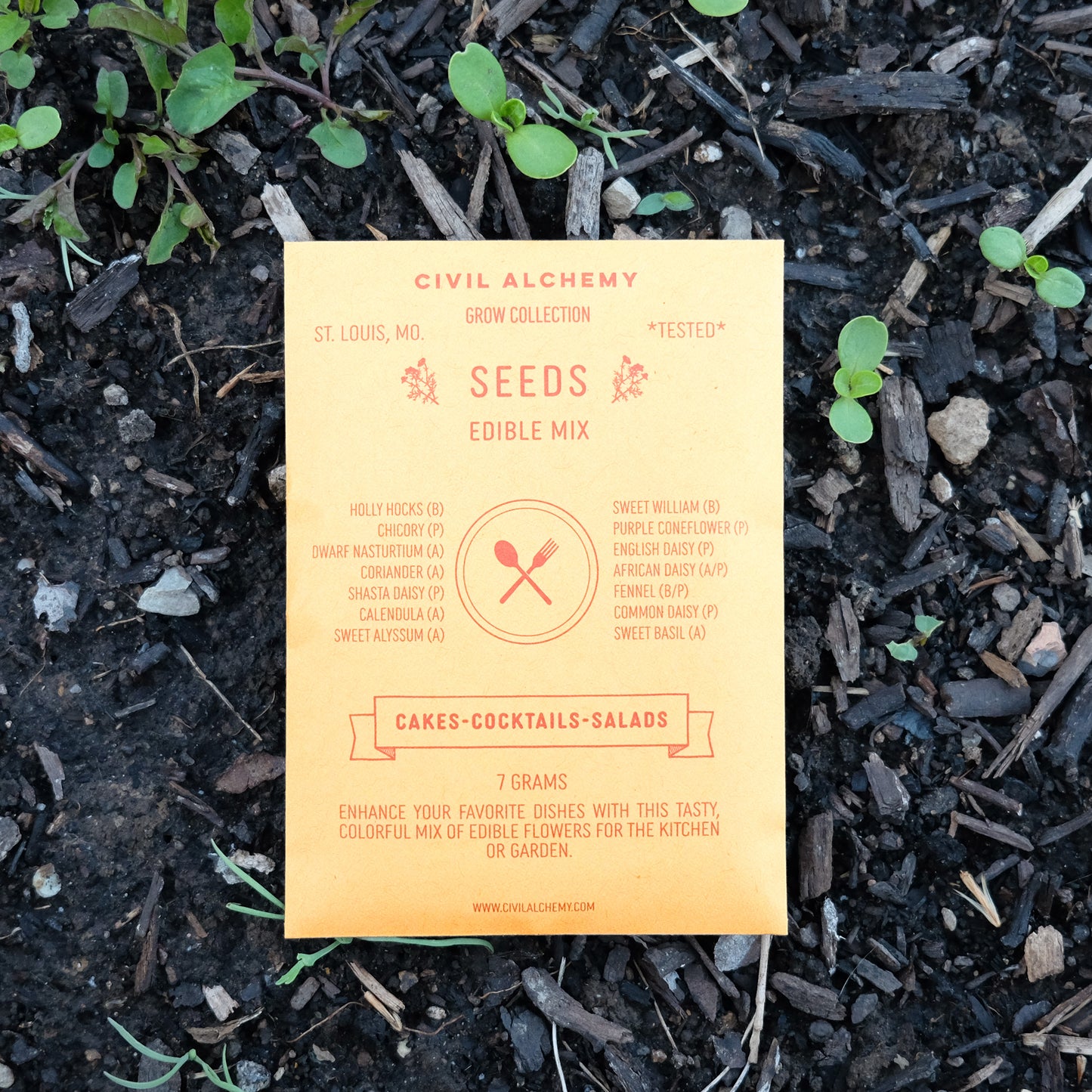 Edible Flower Seed Mix