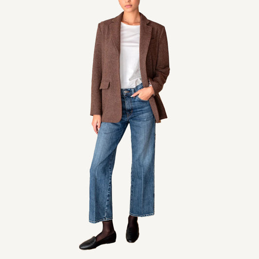 Atelier Blazer - Chestnut Wool Tweed