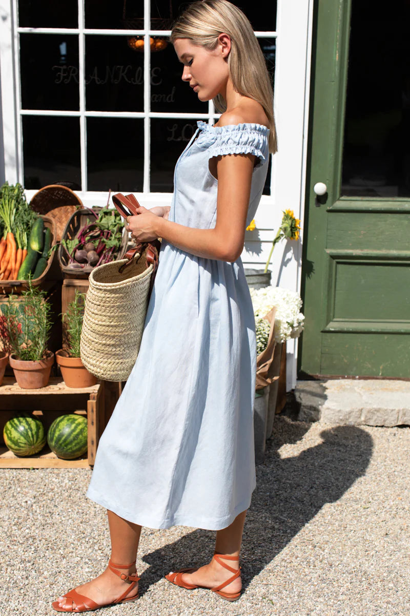 Roussillon Dress - Skywriting
