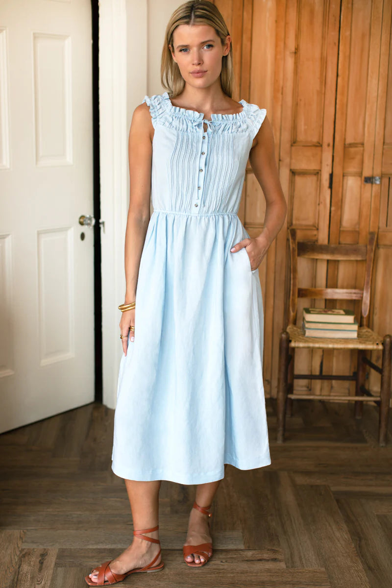 Roussillon Dress - Skywriting