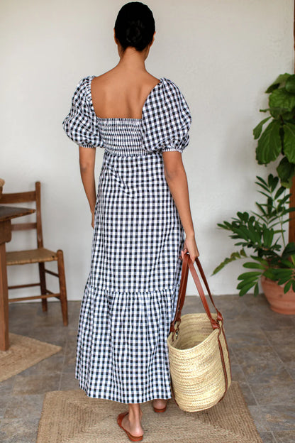 Santiago 3 Maxi - Bl Wh Check