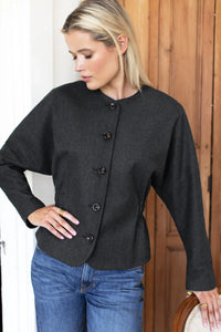 Atelier Cinch Jacket - Charcoal
