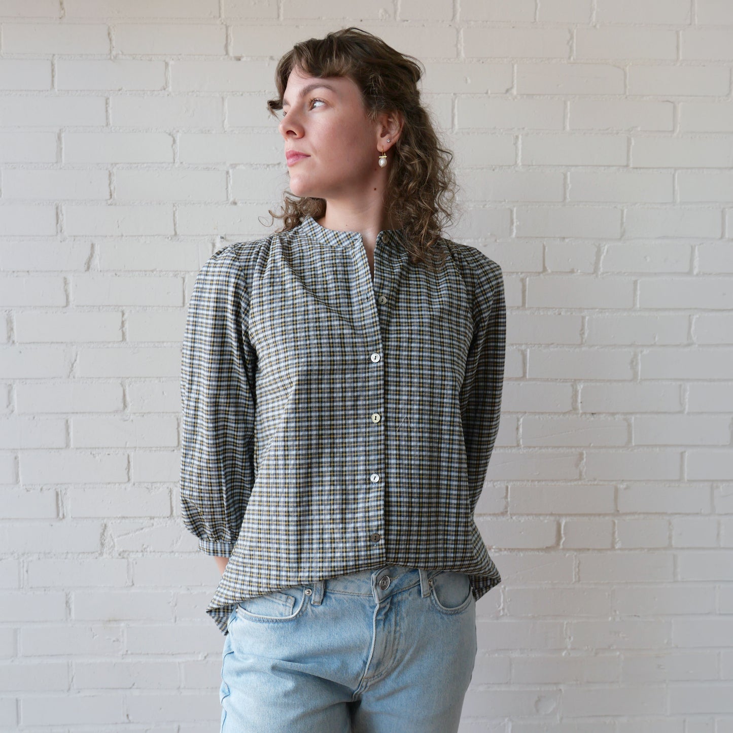 CA Everyday Blouse - Como Plaid