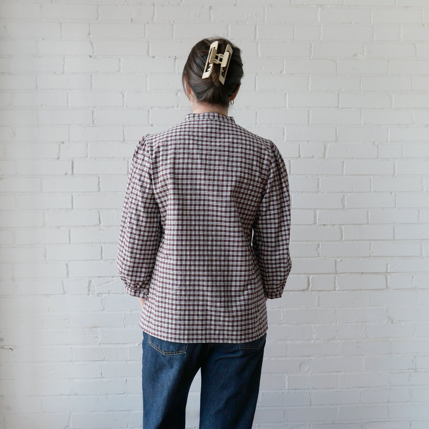 CA Everyday Blouse - Stewart Plaid