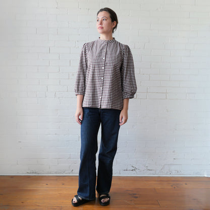 CA Everyday Blouse - Stewart Plaid