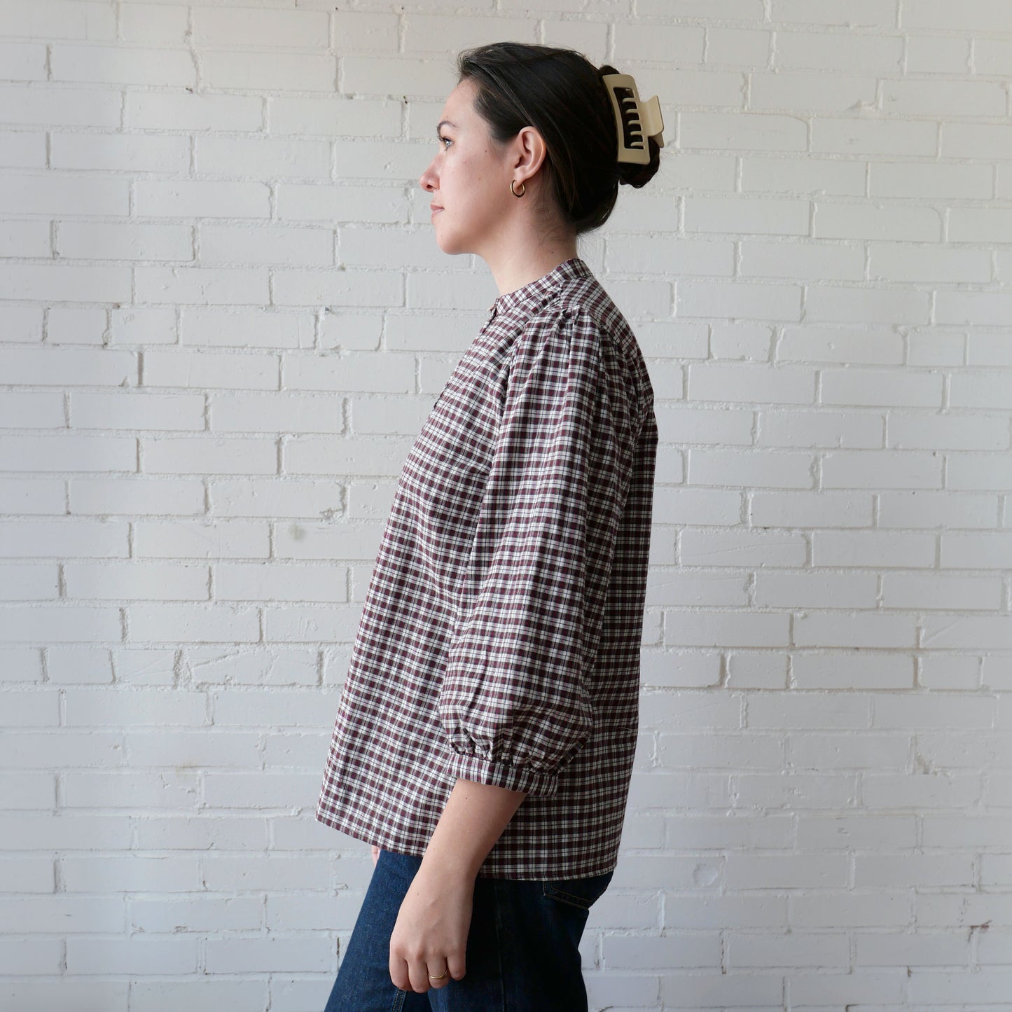 CA Everyday Blouse - Stewart Plaid