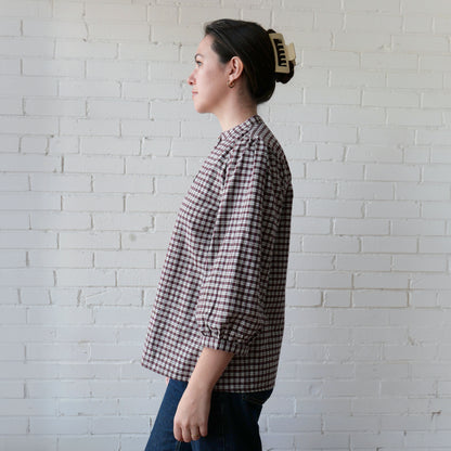 CA Everyday Blouse - Stewart Plaid