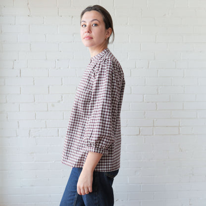 CA Everyday Blouse - Stewart Plaid